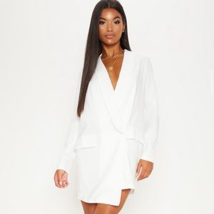 Asymmetrical Blazer Dress